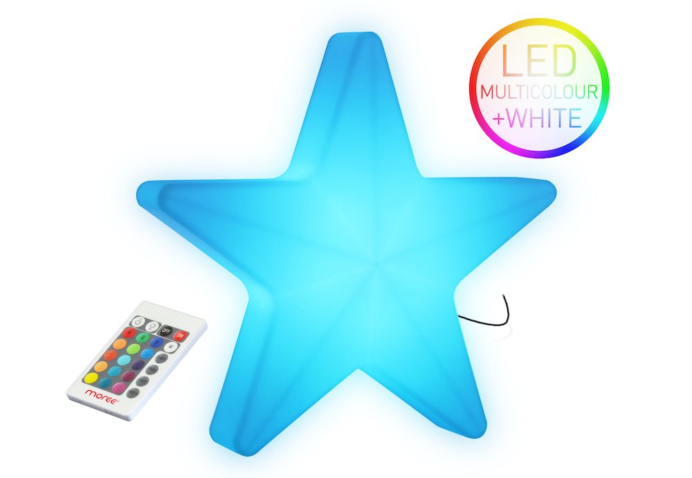 Moree Star LED Wandlamp Voor Buiten - L55 X B57 Cm - Wit