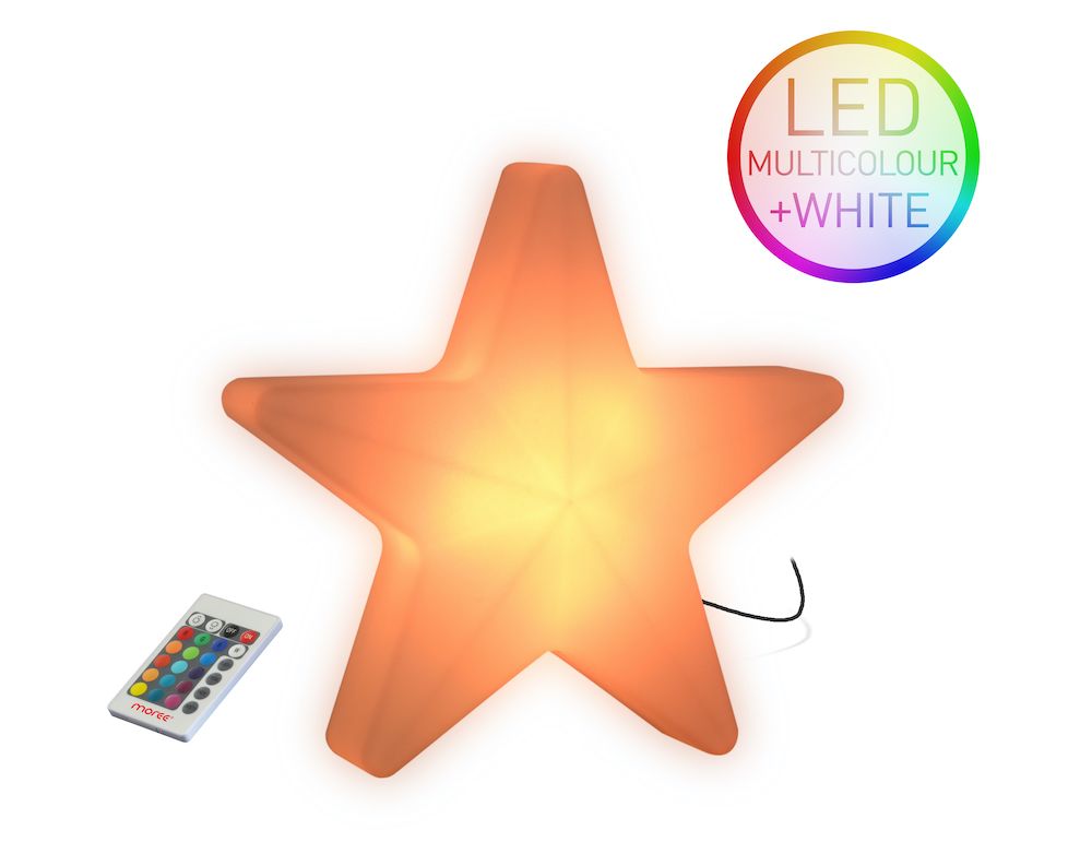 Moree Star LED Wandlamp Voor Buiten - L40 X B41 Cm - Wit
