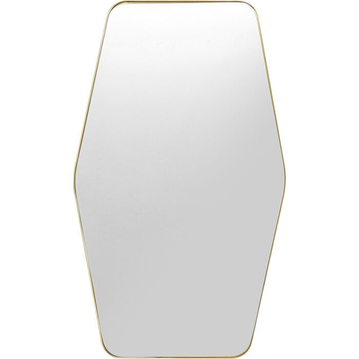 Kare Design Wandspiegel Shape Hexagon Brass - B64 X H94.5cm