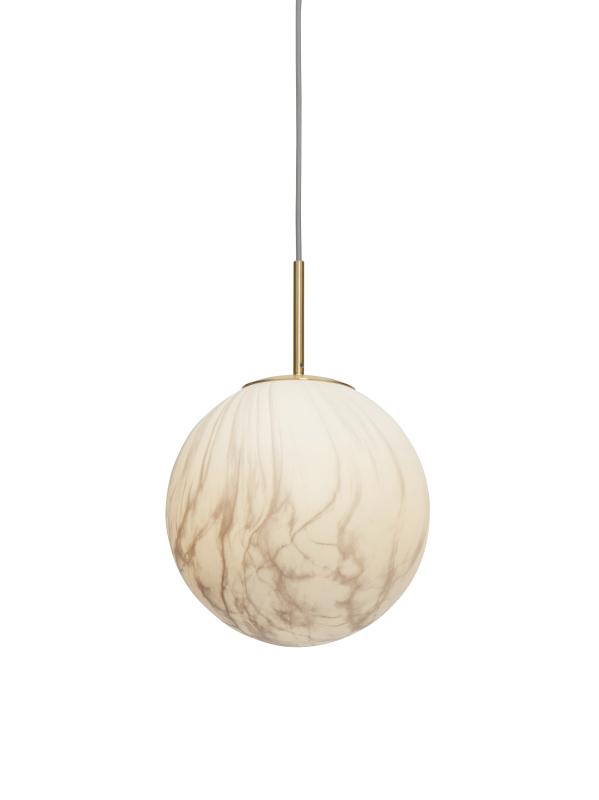 Hanglamp Carrara - Goud/Wit - Ø28cm