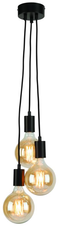 Hanglamp Oslo - Zwart - 20x20x150cm - 3L