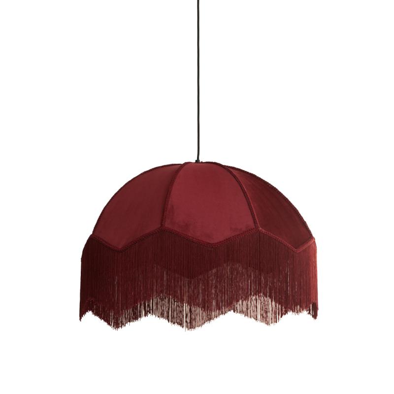 Hanglamp Malacia - Donkerrood - Ø50cm