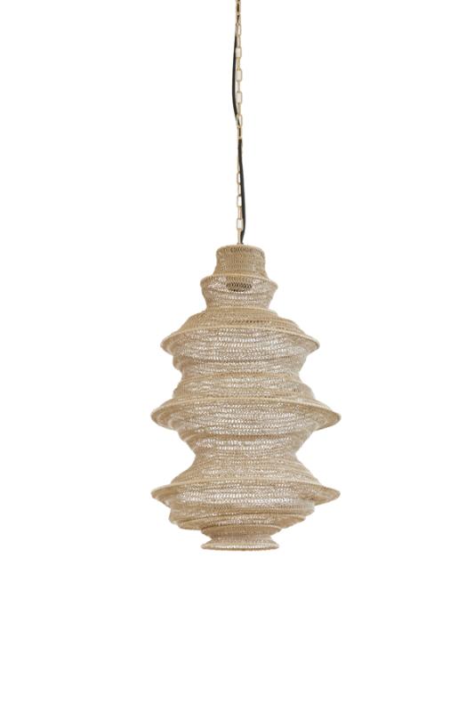 Hanglamp Nakisha - Bruin - Ø31cm