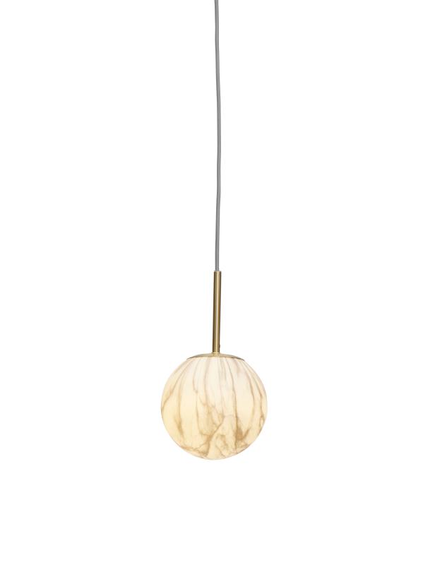 Hanglamp Carrara - Goud/Wit - Ø16cm