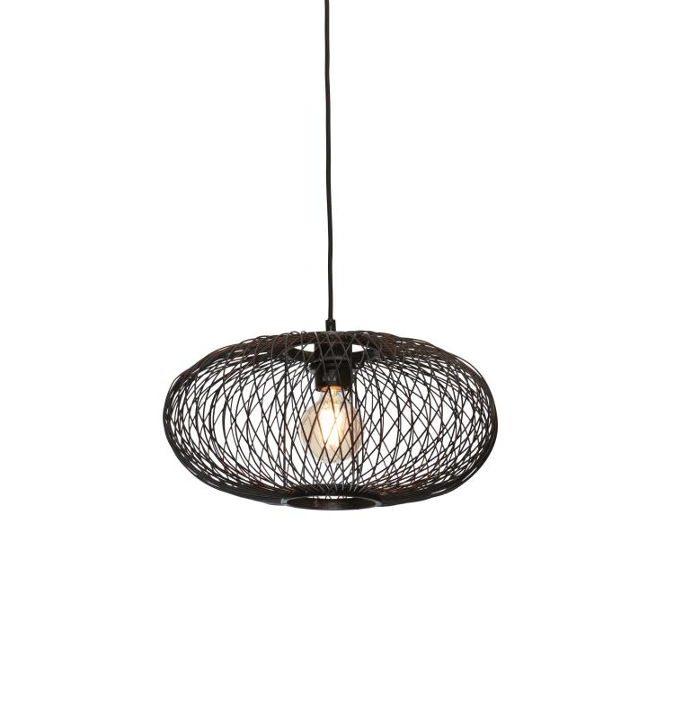 Hanglamp Cango - Bamboe Zwart - Ø40cm