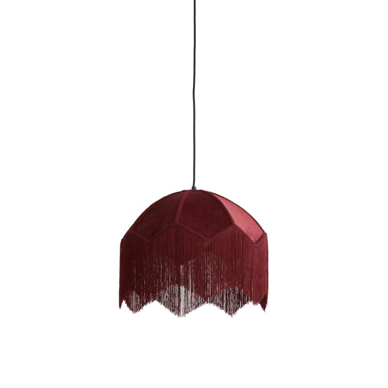 Hanglamp Malacia - Donkerrood - Ø40cm