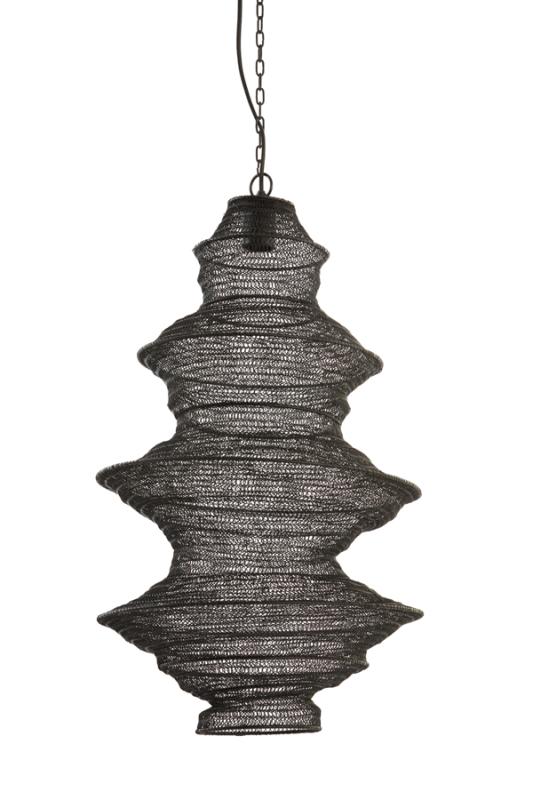 Hanglamp Nakisha - Zwart - Ø40cm