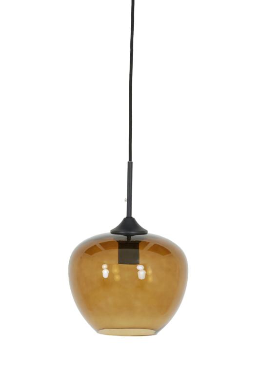 Hanglamp Mayson - Bruin Glas - Ø23cm