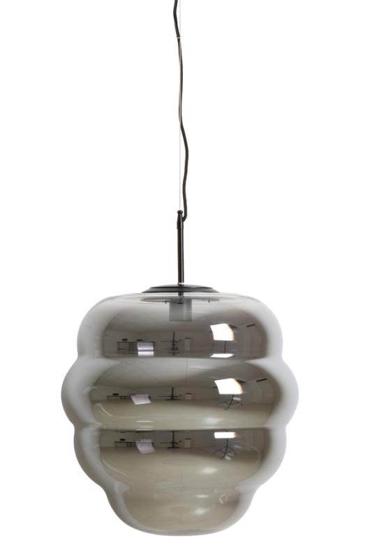 Hanglamp Misty - Smoke Glas - 45x45x48cm