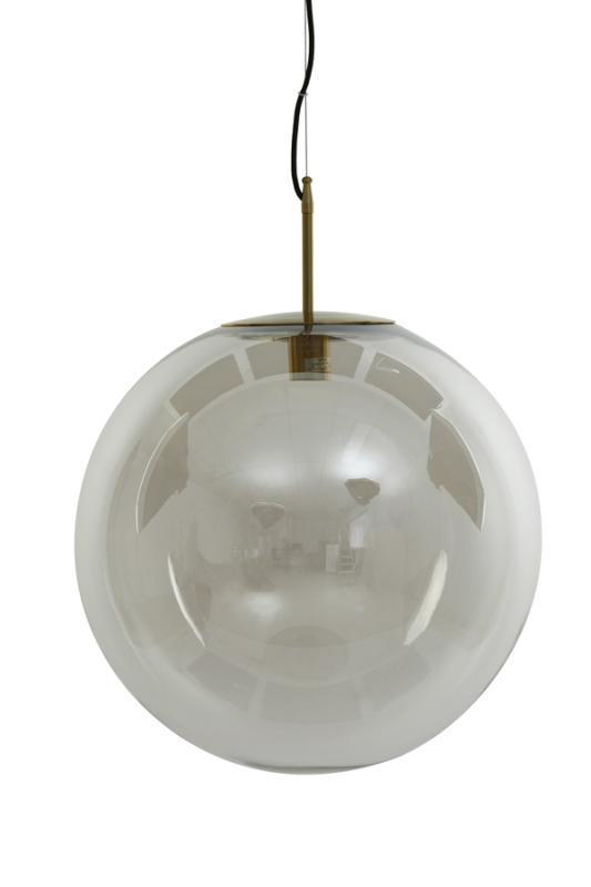 Hanglamp Medina - Smoke Glas - Ø48cm