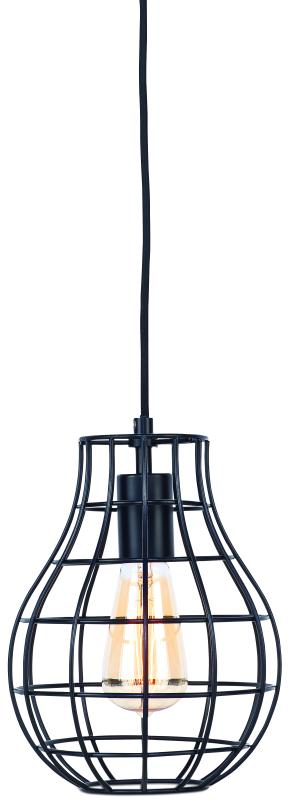 Hanglamp Pittsburgh - Zwart - Ø20cm