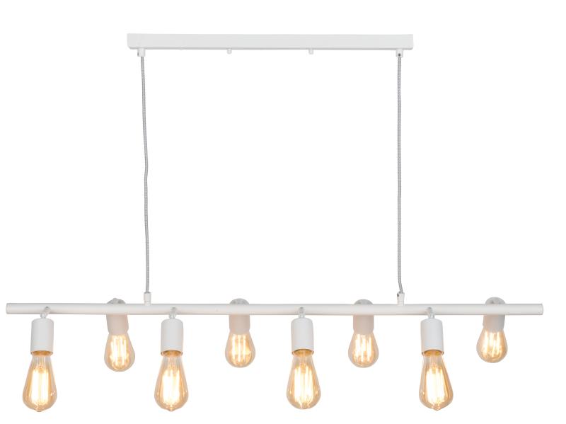 Hanglamp Miami - Wit - 105x15x9cm - 8L