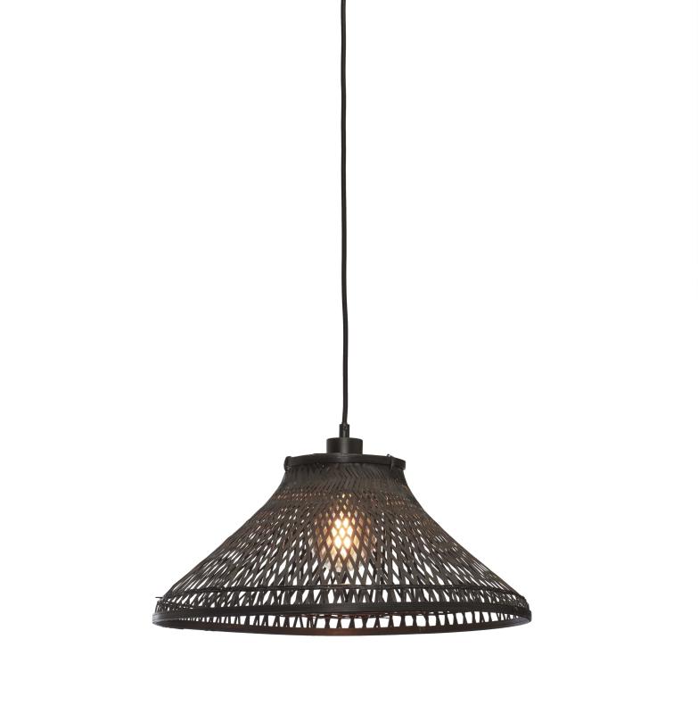 Hanglamp Tahiti - Bamboe Zwart - Ø45cm