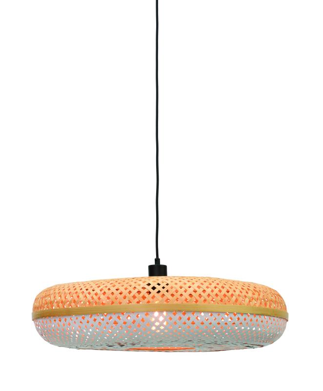 Hanglamp Palawan - Bamboe/Wit - Ø60cm