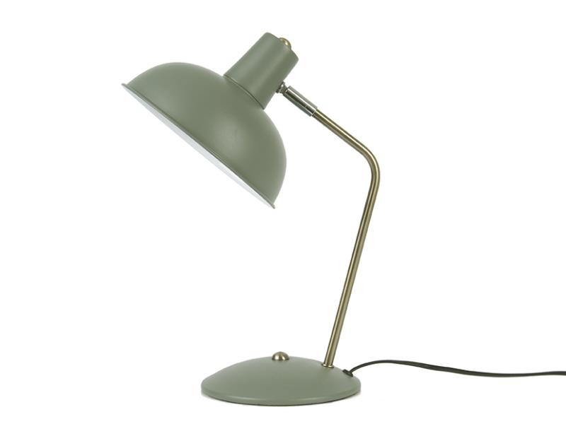 Table lamp Hood iron matt jungle green