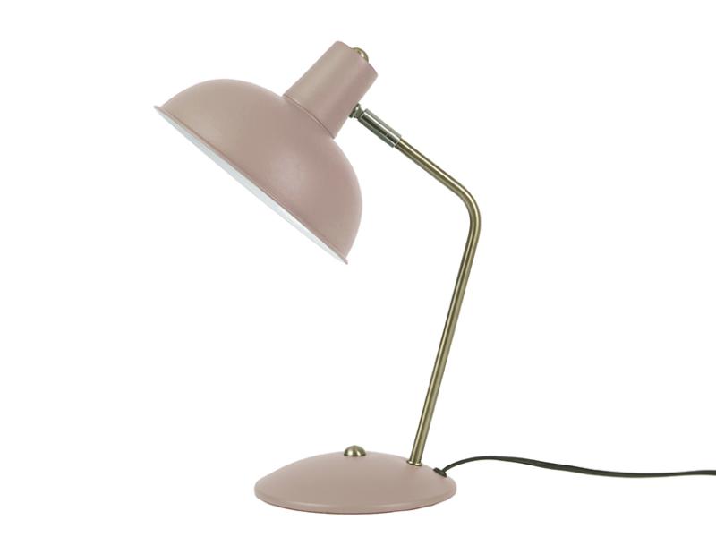 Table lamp Hood iron matt dusty pink