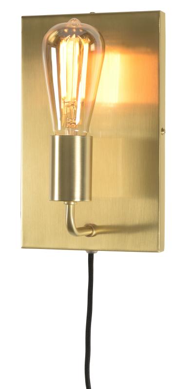 Wandlamp Madrid - Goud - 15x10x25cm