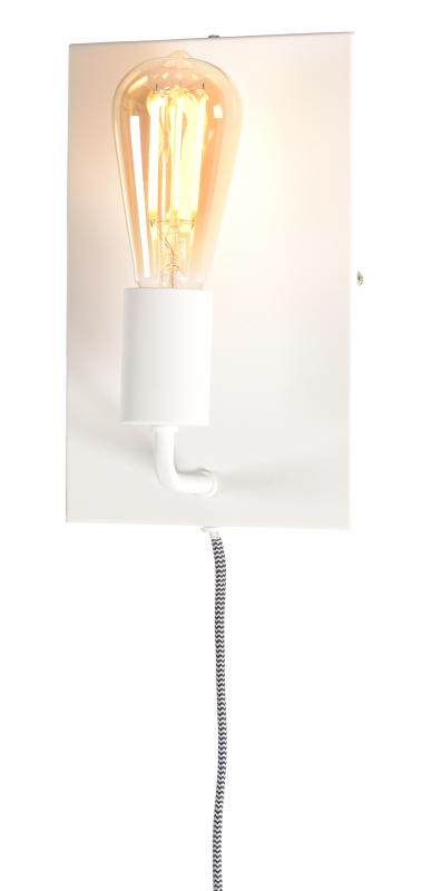 Wandlamp Madrid - Wit - 15x10x25cm