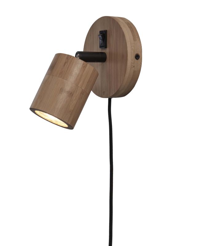 Wandlamp Java - Bamboe - Ø12cm