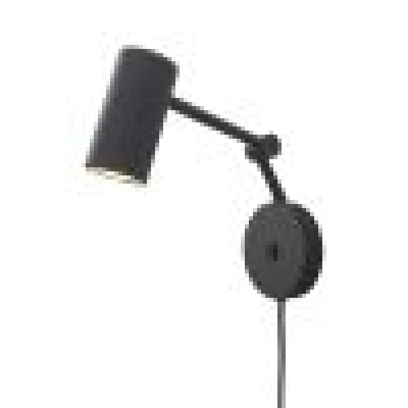 Wandlamp Montreux - Zwart - 10.5x21.5x18cm