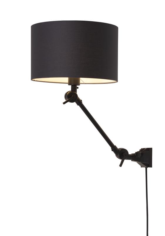 Wandlamp Amsterdam - Zwart/Zwart - 65x32x45cm