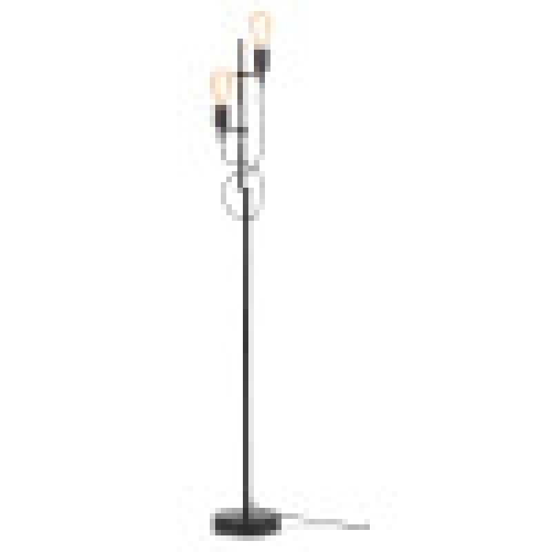 Vloerlamp Seattle - Zwart - Ø23cm - 2L