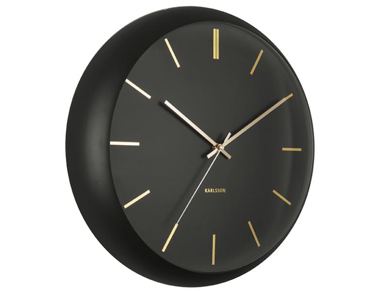 Wall clock Globe black, Design Armando Breeveld