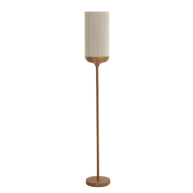 Vloerlamp Dania - Crème/Naturel - Ø23x159cm